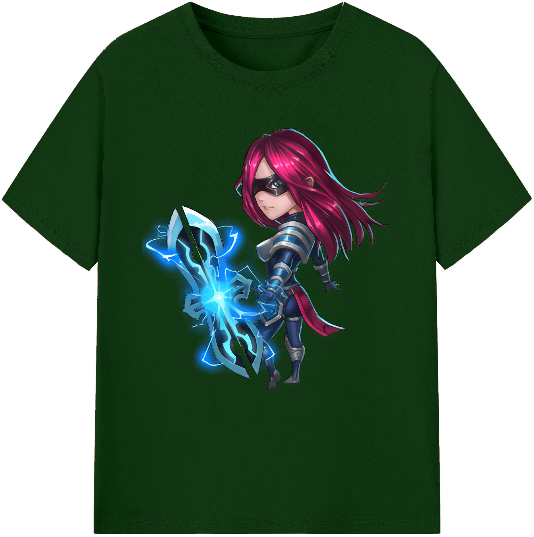 リーグ・オブ・レジェンド League of Legends LOL 綿100％半袖Tシャツ（フロントプリント）